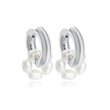 Stainless Steel Round Hoop Earrings for Women