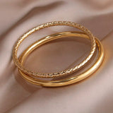 Stainless Steel Charm Bracelet for Women Rust-proof Wrist Jewelry