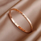 Stainless Steel Charm Bracelet Women Rust-proof Wrist Jewelry