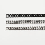 Stainless Steel Cuban Chain Bracelet Anklet for Women