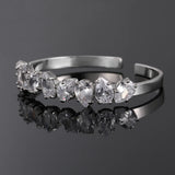 Adjustable Water Drop Zircon Bangle - Wedding Gift