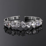 Adjustable Water Drop Zircon Bangle - Wedding Gift
