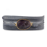 Classic Strands Wrap Rope Bracelet Boho Lapis Lazuli Stone Charm Bangle