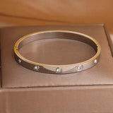 Stainless Steel Charm Bracelet Crystal Bracelet Gift