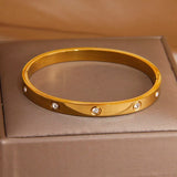 Stainless Steel Charm Bracelet Crystal Bracelet Gift