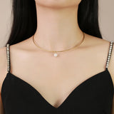 Vintage Style Pearl Choker Necklace for Women
