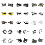 Superhero Cufflinks High Brass Material Wedding Jewelry