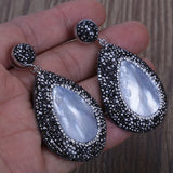 Mother Of Pearl Shell Tear Drop Earrings