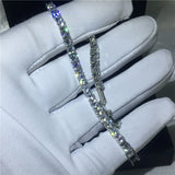 Classic Tennis Bracelet 3mm 5A CZ Filled Engagement Wedding Bridal Gift