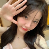 Three-color Three-ring Pendant Necklace for Women