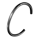 Titanium Stainless Steel Open Cuff Bracelet Rose Bangle