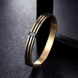 Titanium Steel Bracelet Silver Wire Rope Bracelets & Bangles Men Bracelet