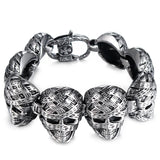 Totem Indians Bracelet Stainless Steel Cross Jewelry