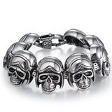 Totem Indians Bracelet Stainless Steel Cross Jewelry