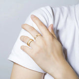 Classic Tungsten Carbide Rings 4/6/8mm Gold Couple Wedding Bands Zirconia Gift