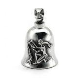 12 Constellations Bell Pendant Stainless Steel Charm Horoscope Motorcycle Biker