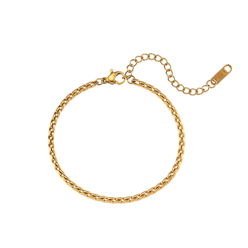 Classic Twist Chain Bracelet for Women