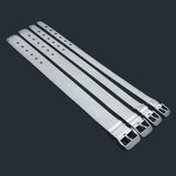 Unisex 925 Silver Bracelet Watch Strap Chain Bracelet - Charm Jewelry