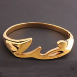 Unixes Jewelry Stainless Steel Silver Cuff Bangle Bracelet Gift