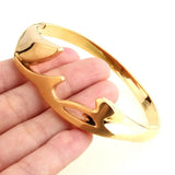Unixes Jewelry Stainless Steel Silver Cuff Bangle Bracelet Gift
