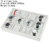 Velvet Jewelry Trays Organizer Display Holder Box Case