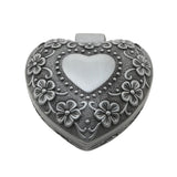 Vintage Heart-Shaped Jewelry Box: Small Trinket Organizer