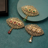 Morocco Wedding Jewelry Set Water Drop Brooches Middle East Muslim Bridal Hajib