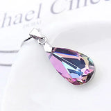 Water Drop Shaped Necklace Crystal Women Necklace Charmes Gift