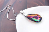 Water Drop Shaped Necklace Crystal Women Necklace Charmes Gift