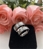 Tungsten Carbide Wedding Band Grooved Brushed Finish 6MM 8MM