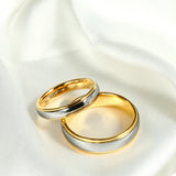 Classic Tungsten Carbide Wedding Band 6mm and Silver Ring