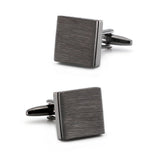Square Business Cufflinks Gunblack Cuff Links Wholesale&retail