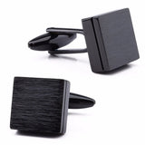 Square Business Cufflinks Gunblack Cuff Links Wholesale&retail