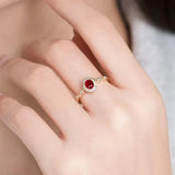 925 Silver Zircon Women's Ring Wedding Party Gift