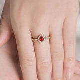 925 Silver Zircon Women's Ring Wedding Party Gift