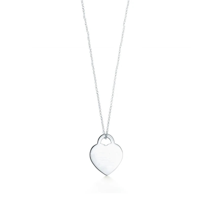 Classic Heart Pendant Necklace for Women