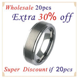 Titanium Men's Wedding Band 6mm LOVE Alliance Ring