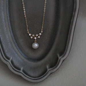 925 Sterling Silver Pearl Pendant Necklace for Women