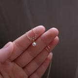 925 Sterling Silver Pearl Pendant Necklace for Women