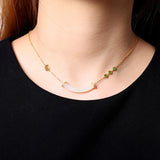 Silver Inlaid Hetian Jade Pendant, Ancient Chinese Smiling Necklace