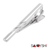 Mens Twill Tie Clip Business Gift Pin Clasp Tie Bar High Jewelry