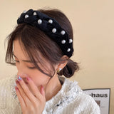 Pearl Twist Hair Band for Women Girls Wedding Headband