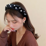 Pearl Twist Hair Band for Women Girls Wedding Headband