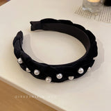 Pearl Twist Hair Band for Women Girls Wedding Headband