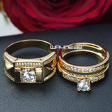 Classic Wedding Bands Set for Lovers