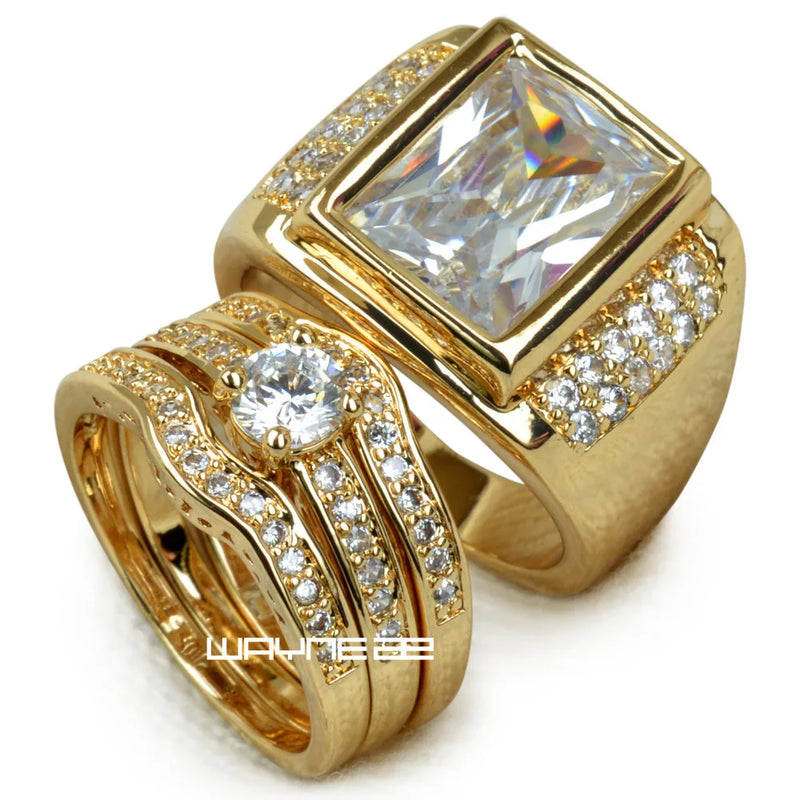 Lover's Wedding Ring Set Jewelry R199, 179