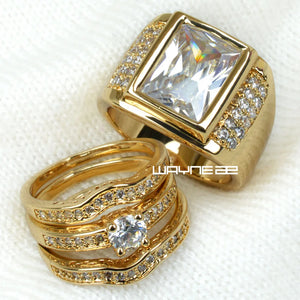 Lover's Wedding Ring Set Jewelry R199, 179