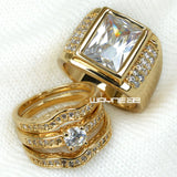 Lover's Wedding Ring Set Jewelry R199, 179