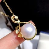 Sterling Silver Pendant Base for Pearls Stones