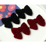 Big Size Ribbon Knot Bow Velvet Hair Rope Ornament